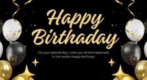 Happy birthday blessing